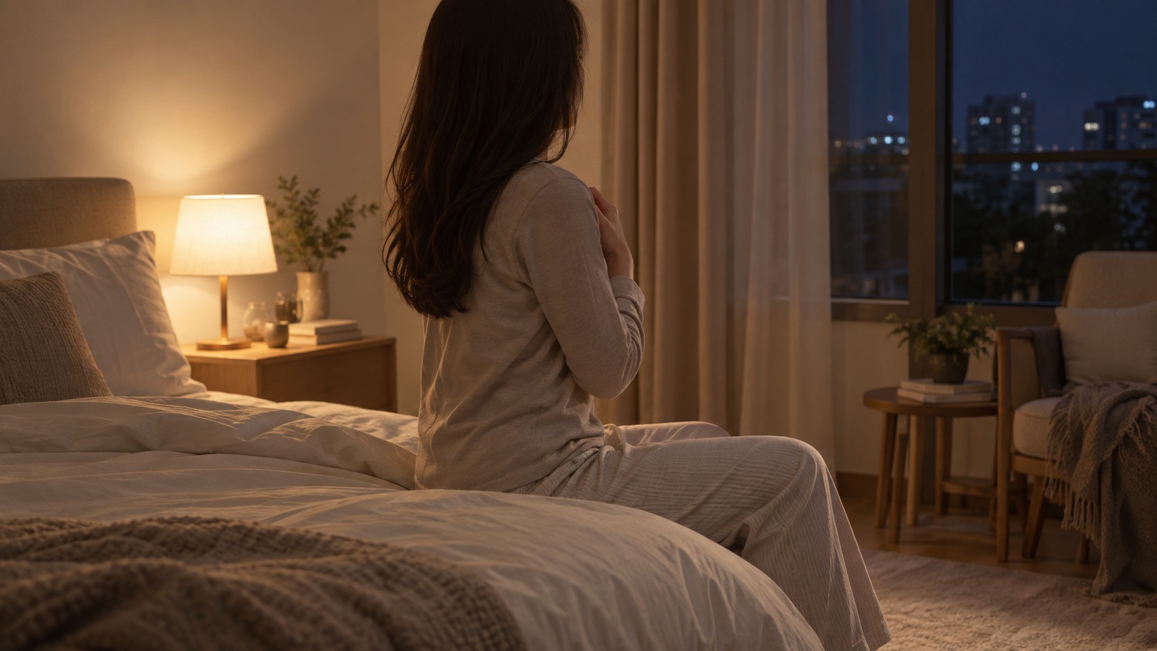 불면은 단순히 생각이 많아서 생기는 것이 아니라, 가슴의 긴장이 잠드는 문을 막고 있는 상태입니다.
